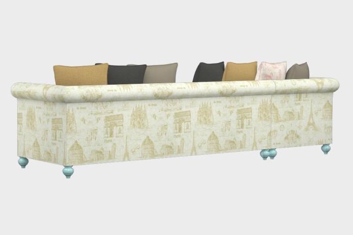 布艺-左三人+右贵妃