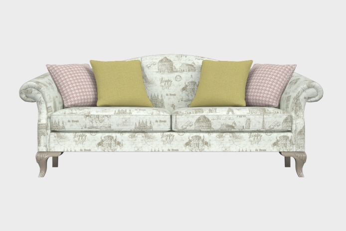 羽翼款三人沙发