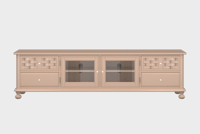 四抽双开门电视柜