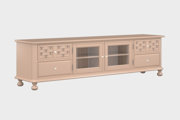 四抽双开门电视柜