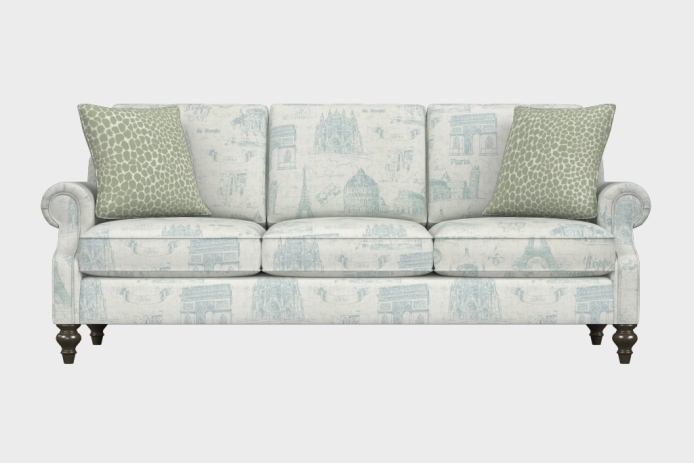 爵士款三人沙发