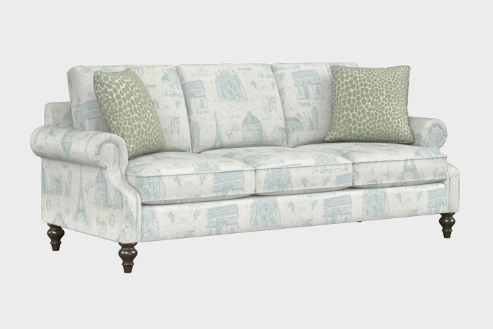 爵士款三人沙发