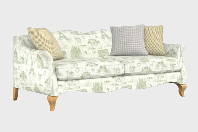 香颂款三人沙发