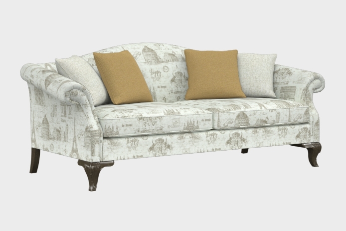 羽翼款三人沙发