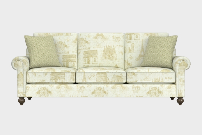 溪音款三人沙发