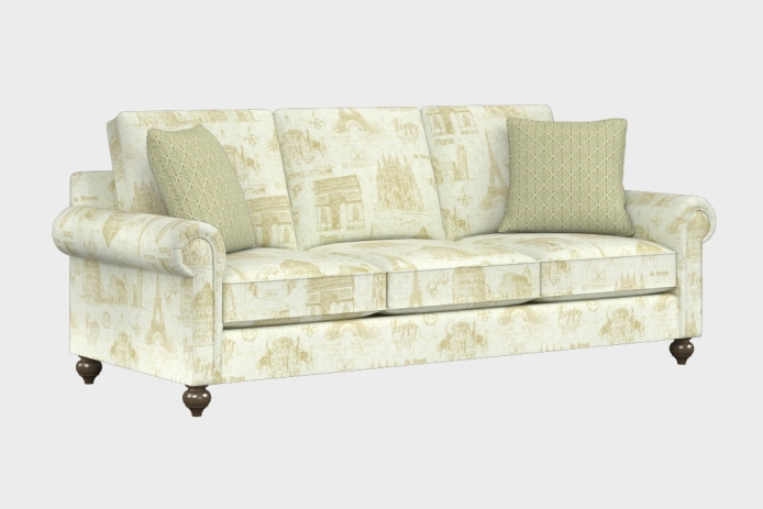 溪音款三人沙发