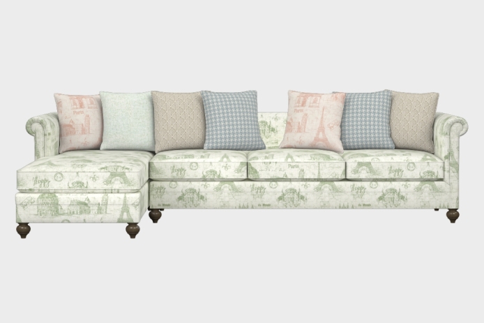 布艺-左三人+右贵妃