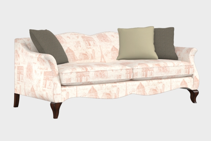 香颂款三人沙发