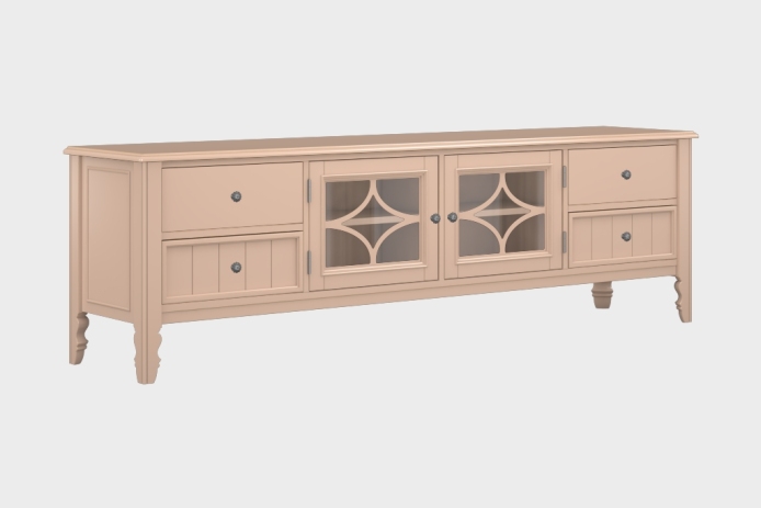 四抽双开门电视柜