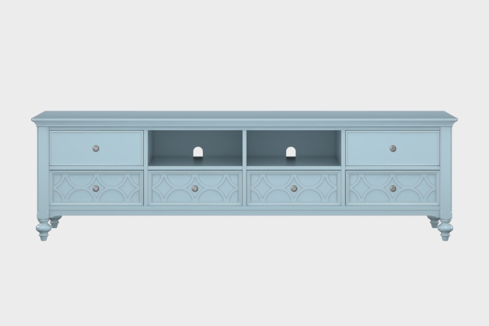 六抽双隔板电视柜