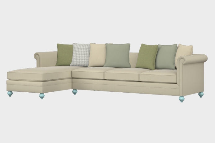 布艺-左三人+右贵妃