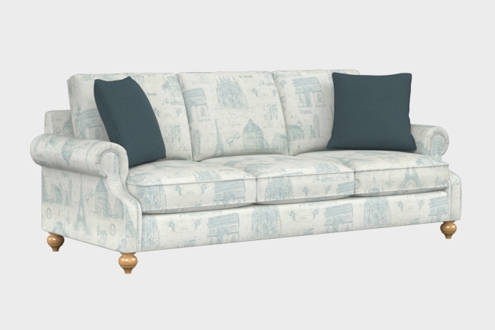 爵士款三人沙发