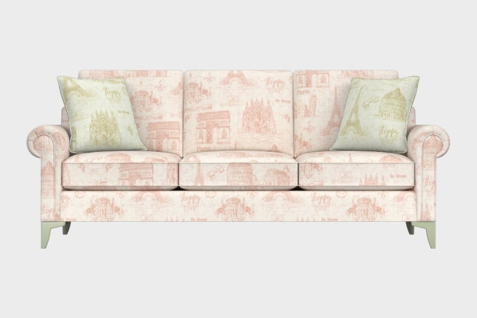 溪音款三人沙发