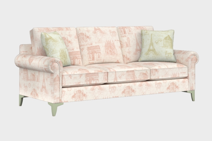 溪音款三人沙发