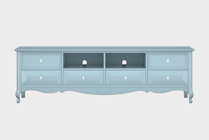 六抽双隔板电视柜