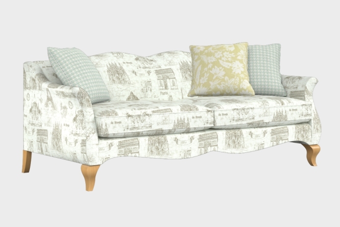 香颂款三人沙发