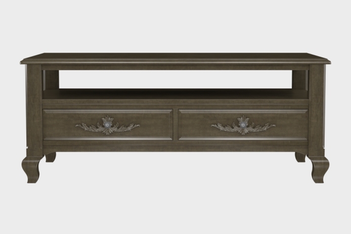 双抽上隔板茶几