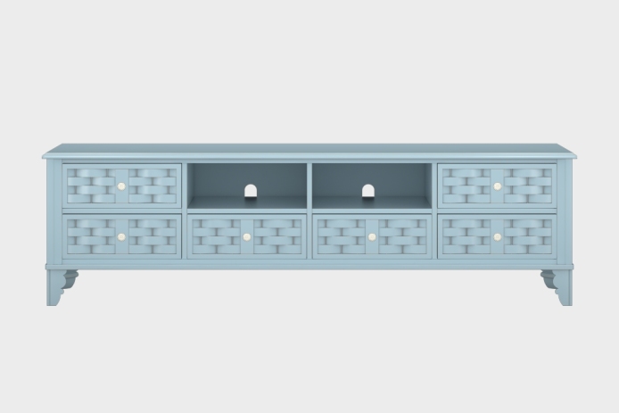 六抽双隔板电视柜