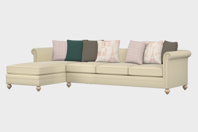 布艺-左三人+右贵妃