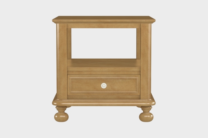 双层上隔板边几