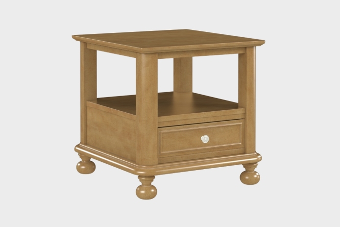 双层上隔板边几