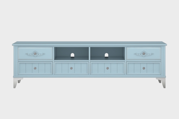 六抽双隔板电视柜