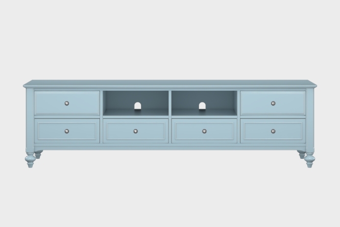 六抽双隔板电视柜