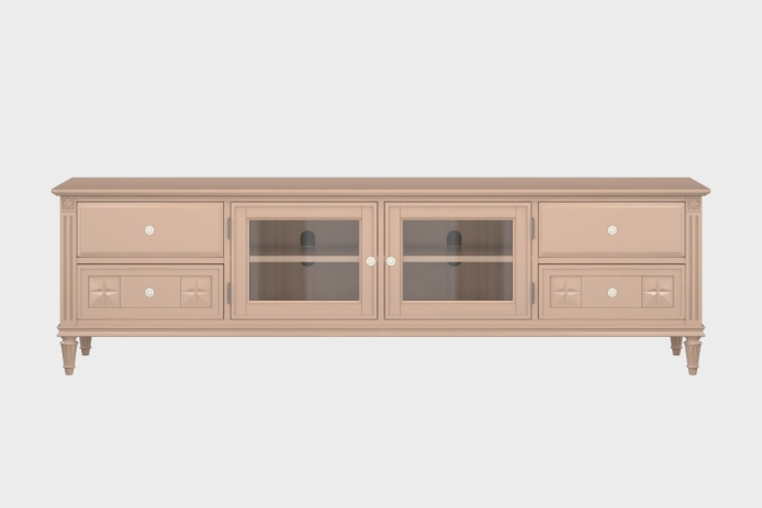 四抽双开门电视柜