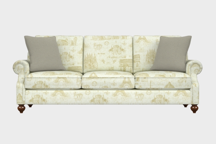 爵士款三人沙发