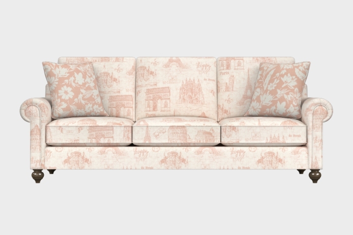 溪音款三人沙发