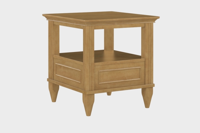 双层上隔板边几