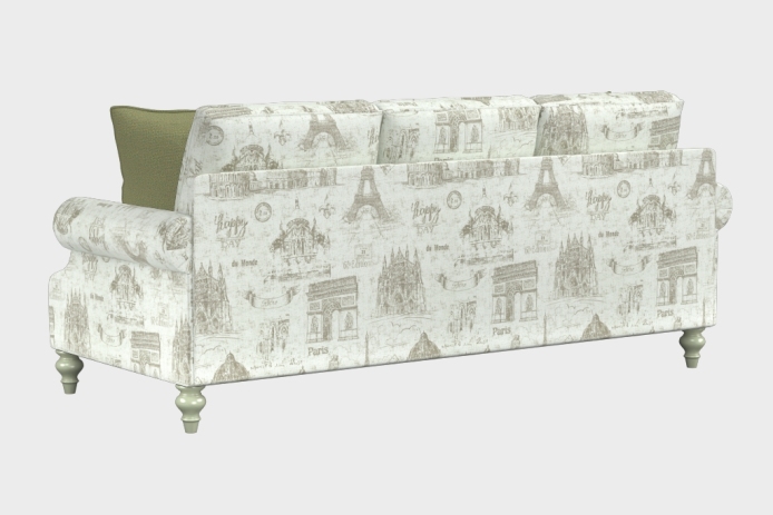 爵士款三人沙发