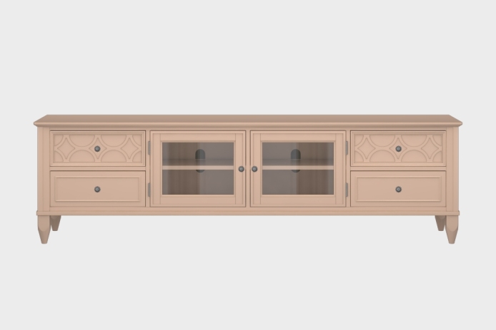 四抽双开门电视柜