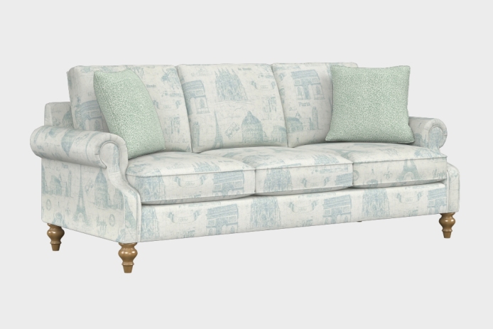 爵士款三人沙发