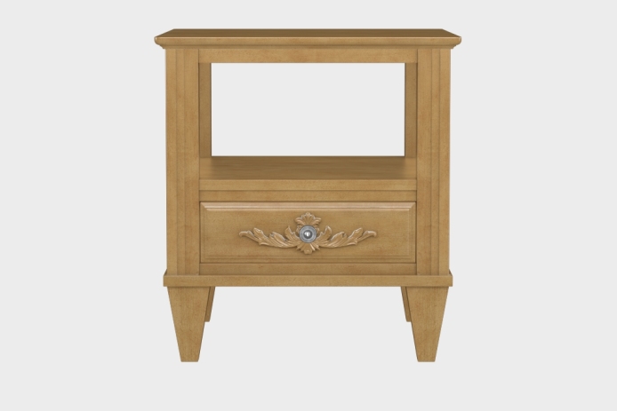 双层上隔板边几