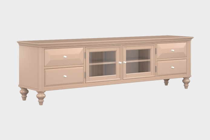 四抽双开门电视柜