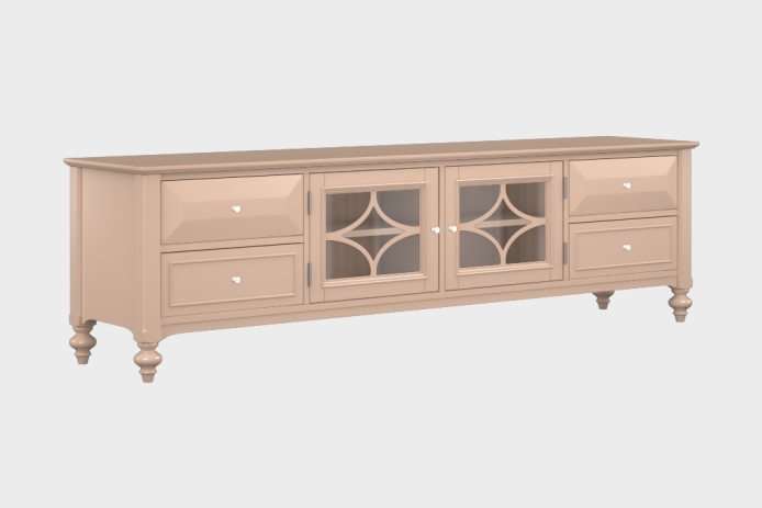 四抽双开门电视柜