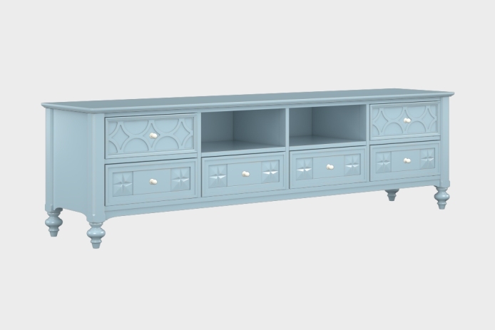 六抽双隔板电视柜