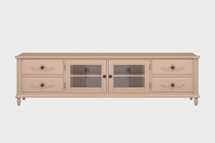 四抽双开门电视柜