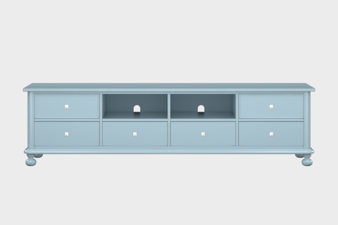 六抽双隔板电视柜