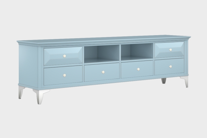 六抽双隔板电视柜