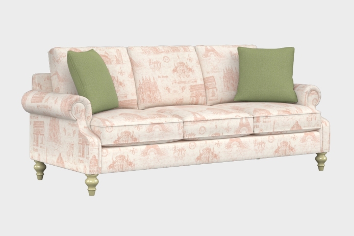 爵士款三人沙发