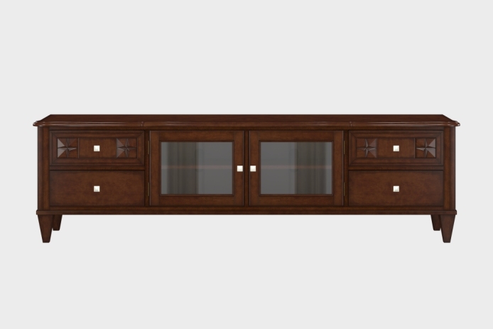 四抽双开门电视柜