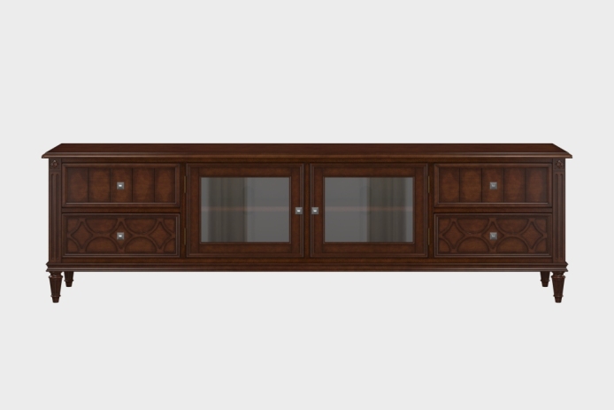 四抽双开门电视柜