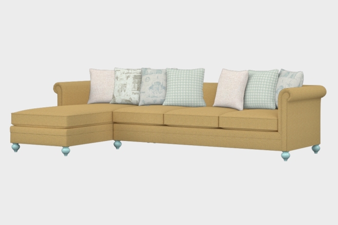 布艺-左三人+右贵妃