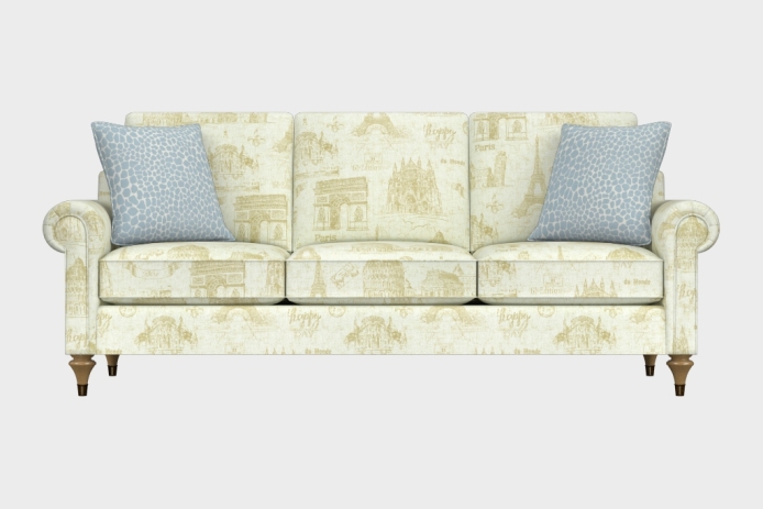 溪音款三人沙发