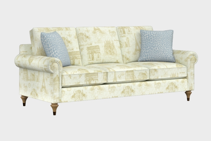 溪音款三人沙发