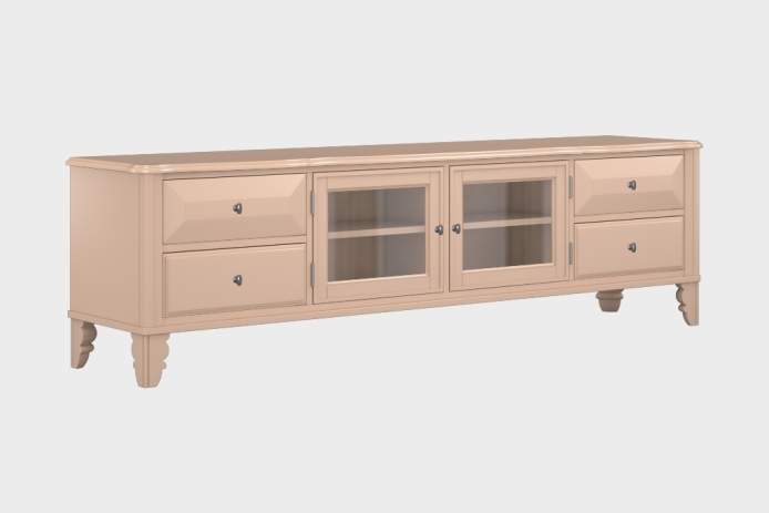 四抽双开门电视柜