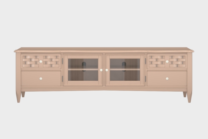 四抽双开门电视柜