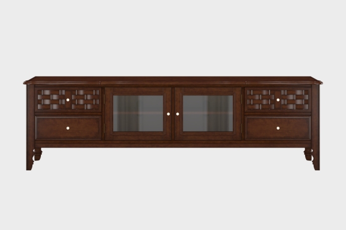 四抽双开门电视柜